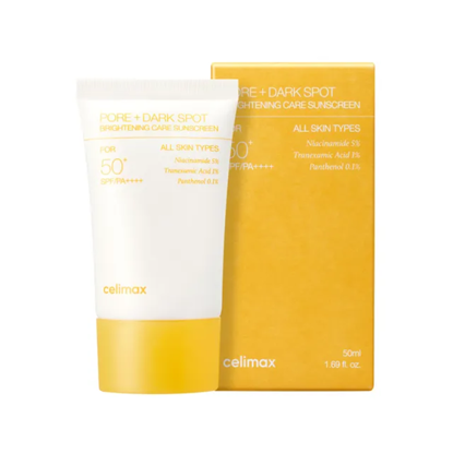 ضدآفتاب celimax Pore+Dark Spot Brightening Care Sunscreen SPF50+ PA++++ حجم ۵۰ میل